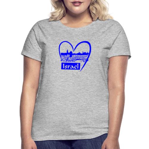 Jerusalem - I love Israel - blau - Frauen T-Shirt
