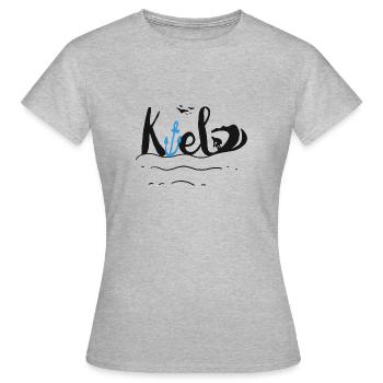 Surfeur de kiel - T-shirt Femme - gris chiné - Devant - AI Model Female 172 dark (172cm)