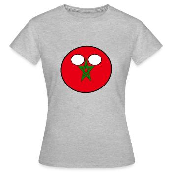 Countryball Country Home Morocco - Women's T-Shirt - heather grey - Front - AI Model Female 172 dark (172cm)