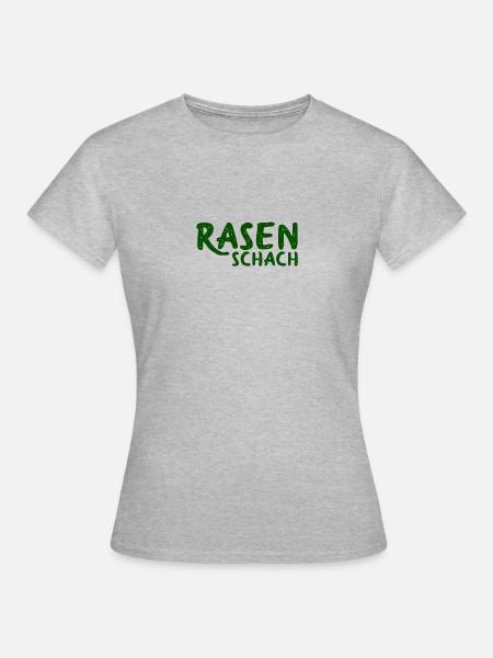 Rasenschach - Frauen T-Shirt - Grau meliert