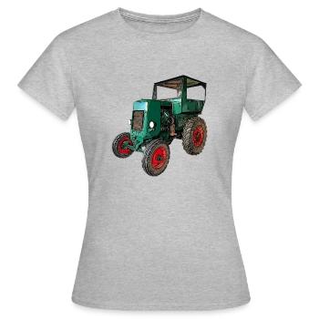 Tractor DDR activist RS03 - Women's T-Shirt - heather grey - Front - AI Model Female 172 dark (172cm)