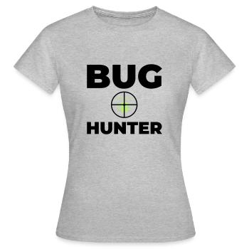Bug Hunter - Women's T-Shirt - heather grey - Front - AI Model Female 172 dark (172cm)