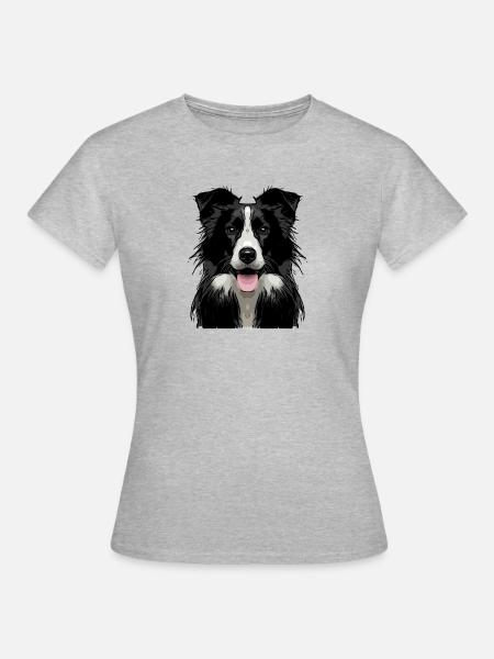 border1 1 - T-shirt Femme - gris chiné