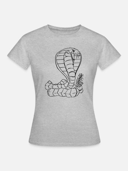 Cobra Vector - Women's T-Shirt - heather grey