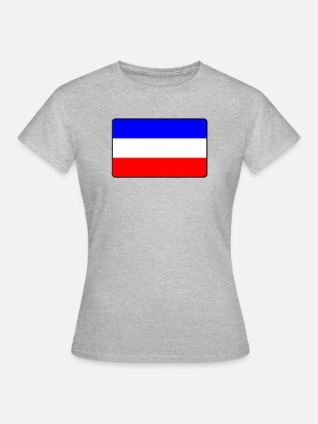 Flaggenbauern protestieren - Frauen T-Shirt - Grau meliert