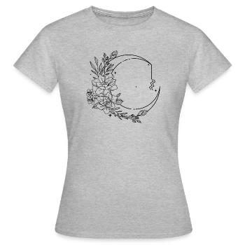 Wassermann-Astrologie - Frauen T-Shirt - Grau meliert - Vorne - AI Model Female 172 dark (172cm)