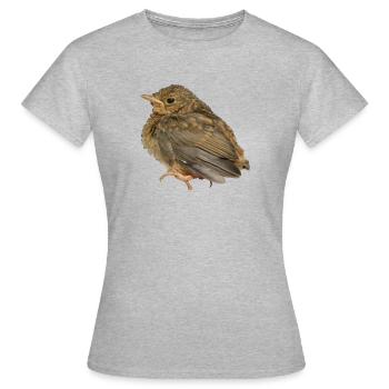Robin Branch - Women's T-Shirt - heather grey - Front - AI Model Female 172 dark (172cm)