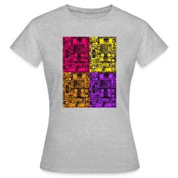 La musique pour toujours ! - T-shirt Femme - gris chiné - Devant - AI Model Female 172 dark (172cm)
