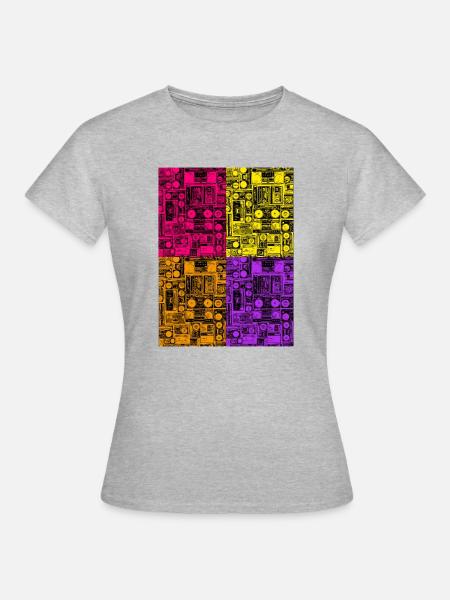 Musik für immer! - Frauen T-Shirt - Grau meliert