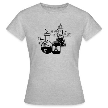 Mischen von Giften - Frauen T-Shirt - Grau meliert - Vorne - AI Model Female 172 dark (172cm)