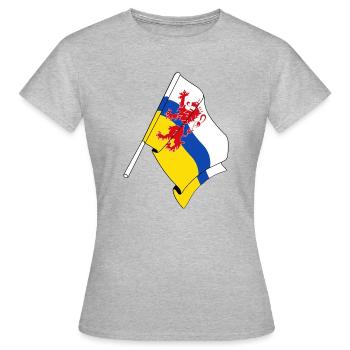 Drapeau de la province du Limbourg - T-shirt Femme - gris chiné - Devant - AI Model Female 172 dark (172cm)