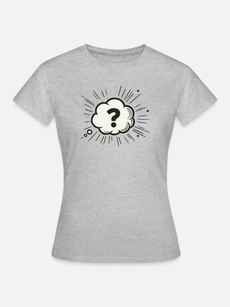 Quest - Frauen T-Shirt - Grau meliert
