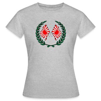 Couronne de victoire du soleil levant - T-shirt Femme - gris chiné - Devant - AI Model Female 172 dark (172cm)