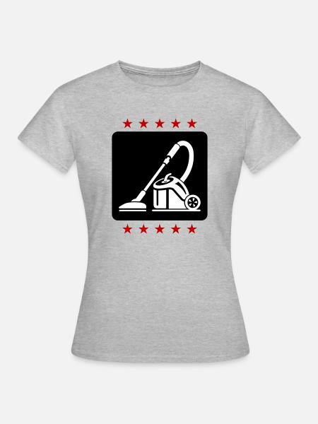 Nettoyage des aspirateurs - T-shirt Femme - gris chiné