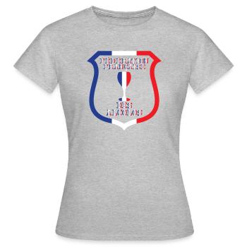 FFA French Federation of Alcolos - Women's T-Shirt - heather grey - Front - AI Model Female 172 dark (172cm)