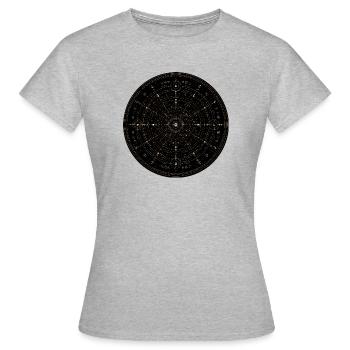 Microimpressions motivatives du thème minimalisme minimaliste - T-shirt Femme - gris chiné - Devant - AI Model Female 172 dark (172cm)