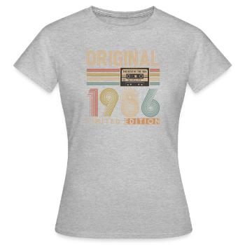 40th birthday, 40 years - Women's T-Shirt - heather grey - Front - AI Model Female 172 dark (172cm)