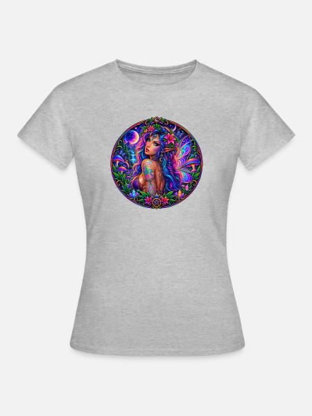 Elfe - Frauen T-Shirt - Grau meliert