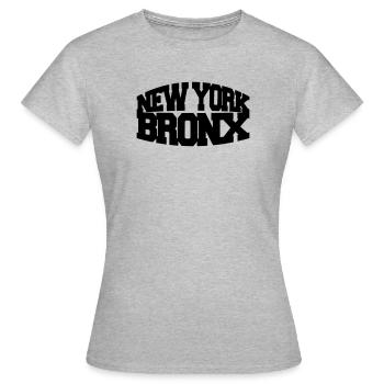 Bronx à New York - T-shirt Femme - gris chiné - Devant - AI Model Female 172 dark (172cm)