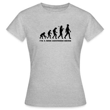 Évolution - T-shirt Femme - gris chiné - Devant - AI Model Female 172 dark (172cm)