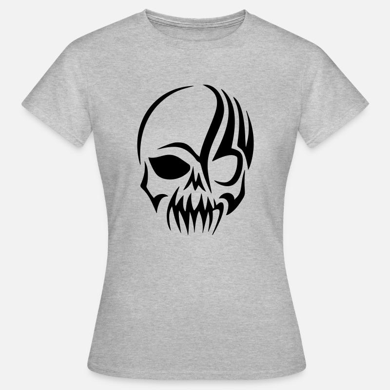 Skull - Women's T-Shirt - heather grey