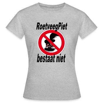 Le rôti de balayage n'existe pas - T-shirt Femme - gris chiné - Devant - AI Model Female 172 dark (172cm)