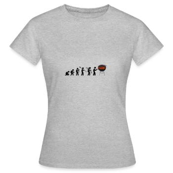 grill master - Women's T-Shirt - heather grey - Front - AI Model Female 172 dark (172cm)