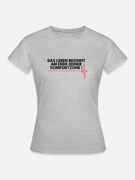 Komfor - Frauen T-Shirt - Grau meliert
