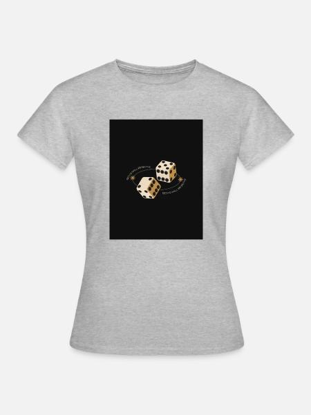 Cubes - Frauen T-Shirt - Grau meliert