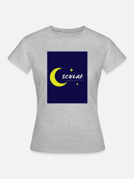Schlaf - Frauen T-Shirt - Grau meliert