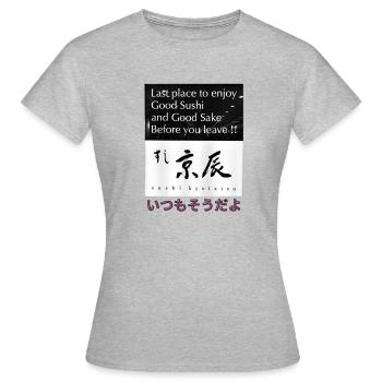 Unusual Japan - Women's T-Shirt - heather grey - Front - AI Model Female 172 dark (172cm)