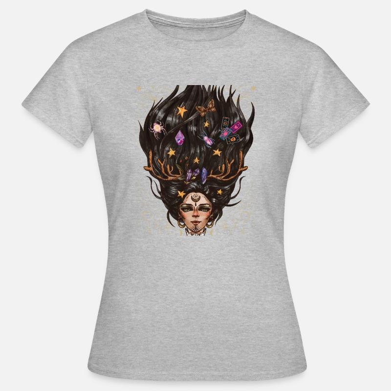 witch tshirt - Women's T-Shirt - heather grey