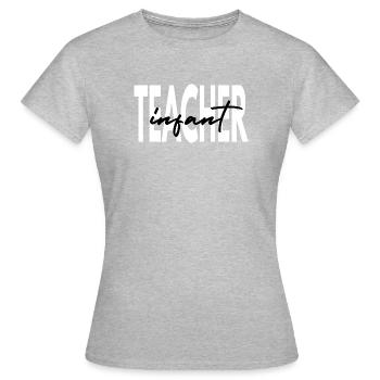 Infant Teacher Child Care Worker Gift - Women's T-Shirt - heather grey - Front - AI Model Female 172 dark (172cm)