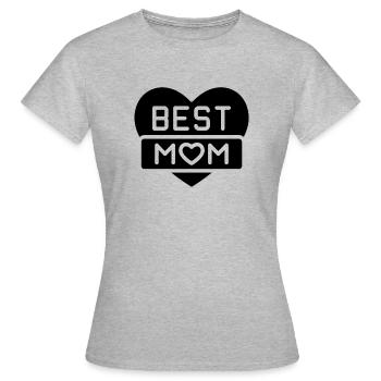 Best mom 31 - Frauen T-Shirt - Grau meliert - Vorne - AI Model Female 172 dark (172cm)
