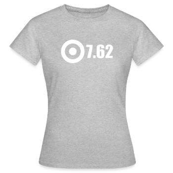 762white - Women's T-Shirt - heather grey - Front - AI Model Female 172 dark (172cm)