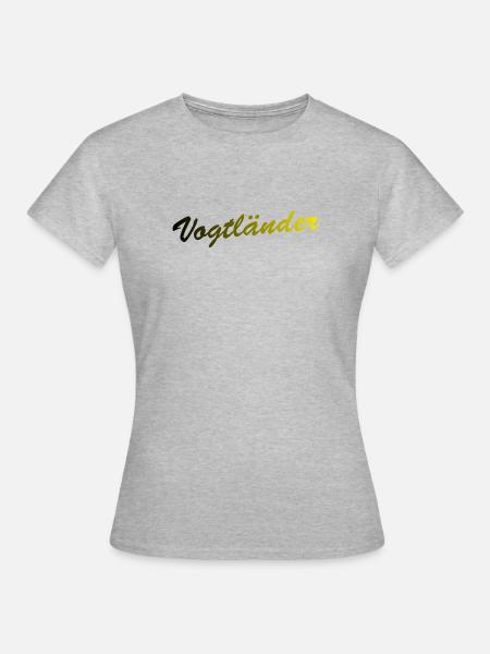 Vogtländer - Frauen T-Shirt - Grau meliert