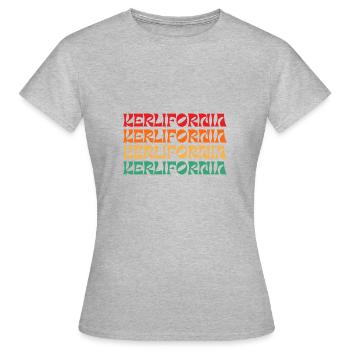 Kerlifornia - Frauen T-Shirt - Grau meliert - Vorne - AI Model Female 172 dark (172cm)