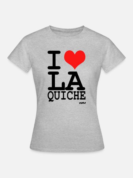 la quiche - Frauen T-Shirt - Grau meliert