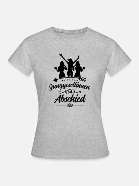 junggesellinnen abschied maedels - Frauen T-Shirt - Grau meliert