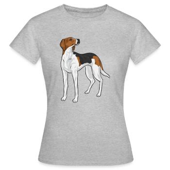Arboriculture Walker Coonhound - T-shirt Femme - gris chiné - Devant - AI Model Female 172 dark (172cm)