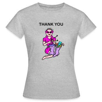 Money - Women's T-Shirt - heather grey - Front - AI Model Female 172 dark (172cm)