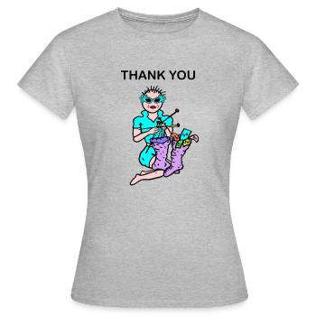 Money - Women's T-Shirt - heather grey - Front - AI Model Female 172 dark (172cm)