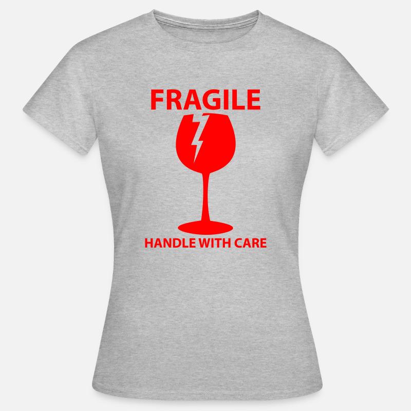 Handle Withe Care - Women's T-Shirt - heather grey