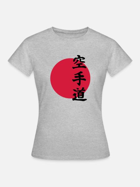 karaté - T-shirt Femme - gris chiné