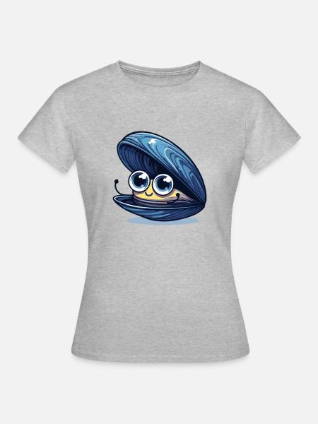 Bébés moules - T-shirt Femme - gris chiné