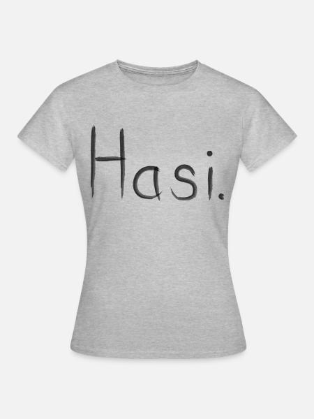 HASI - Frauen T-Shirt - Grau meliert