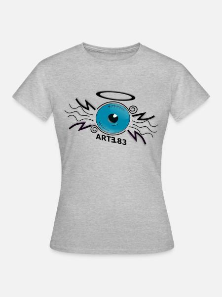 Engelsauge - Frauen T-Shirt - Grau meliert