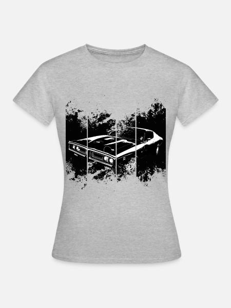 Muscle Car - T-shirt Femme - gris chiné