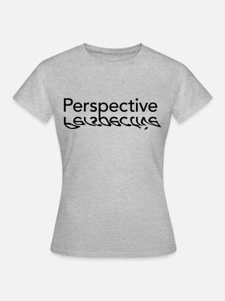 Perspective - Frauen T-Shirt - Grau meliert