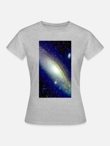 Galaxy - Frauen T-Shirt - Grau meliert